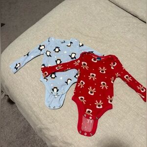 Old Navy Christmas onesies